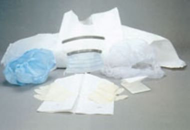 Deluxe Healthcare Isolation Kit with Protective Gear and Medical Waste Disposal